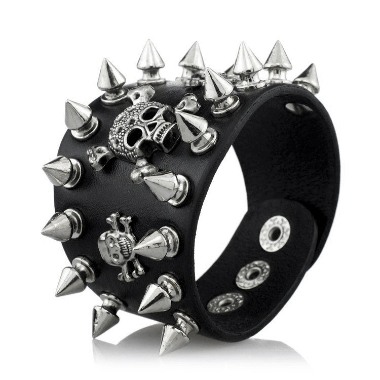Dark Skull Cuff Bracelet
