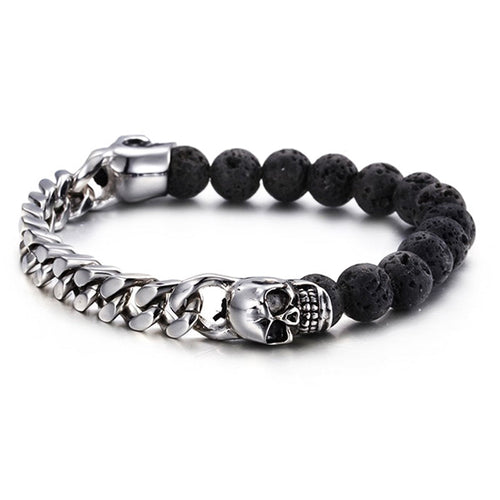 Alchemy Skull Bracelet - Creepy Goth