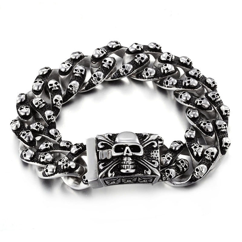 Infinite Skull Bracelet