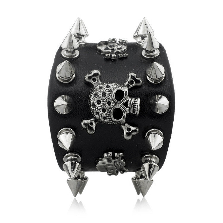 Dark Skull Cuff Bracelet