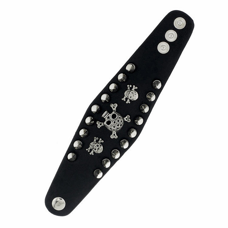Dark Skull Cuff Bracelet