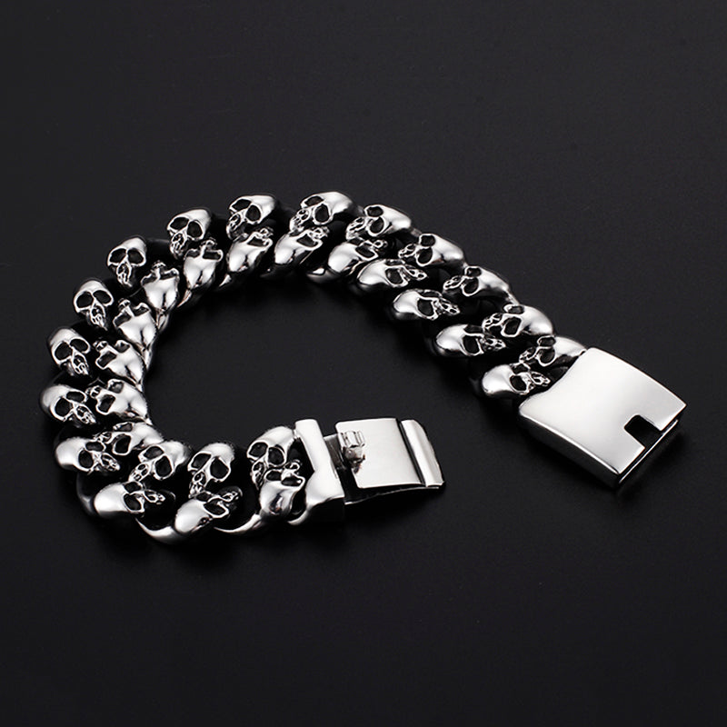 Spectral Skull Bracelet