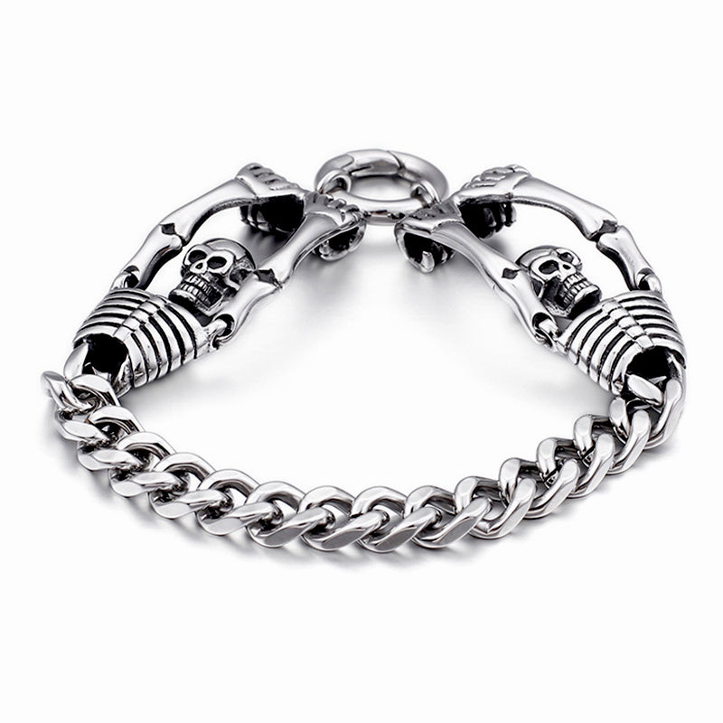 Linked Skeleton Bracelet