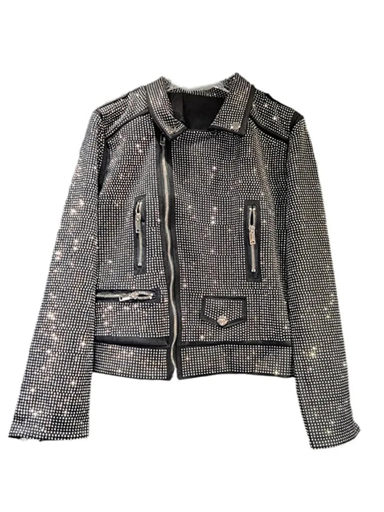 Women's Shiny Rhinestone Jacket
