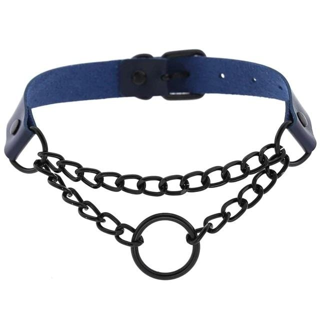 Lady Punk Chain Choker - Creepy Goth