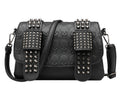 Hemlock Studded Skull Clutch Bag