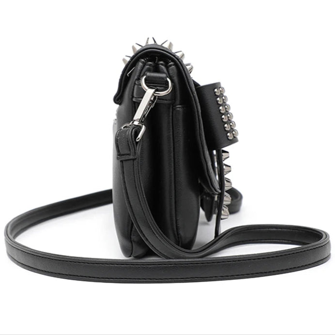 Hemlock Studded Skull Clutch Bag