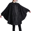 Women's Hooded Zipper Cape Black - primary product photo (1 of 5)