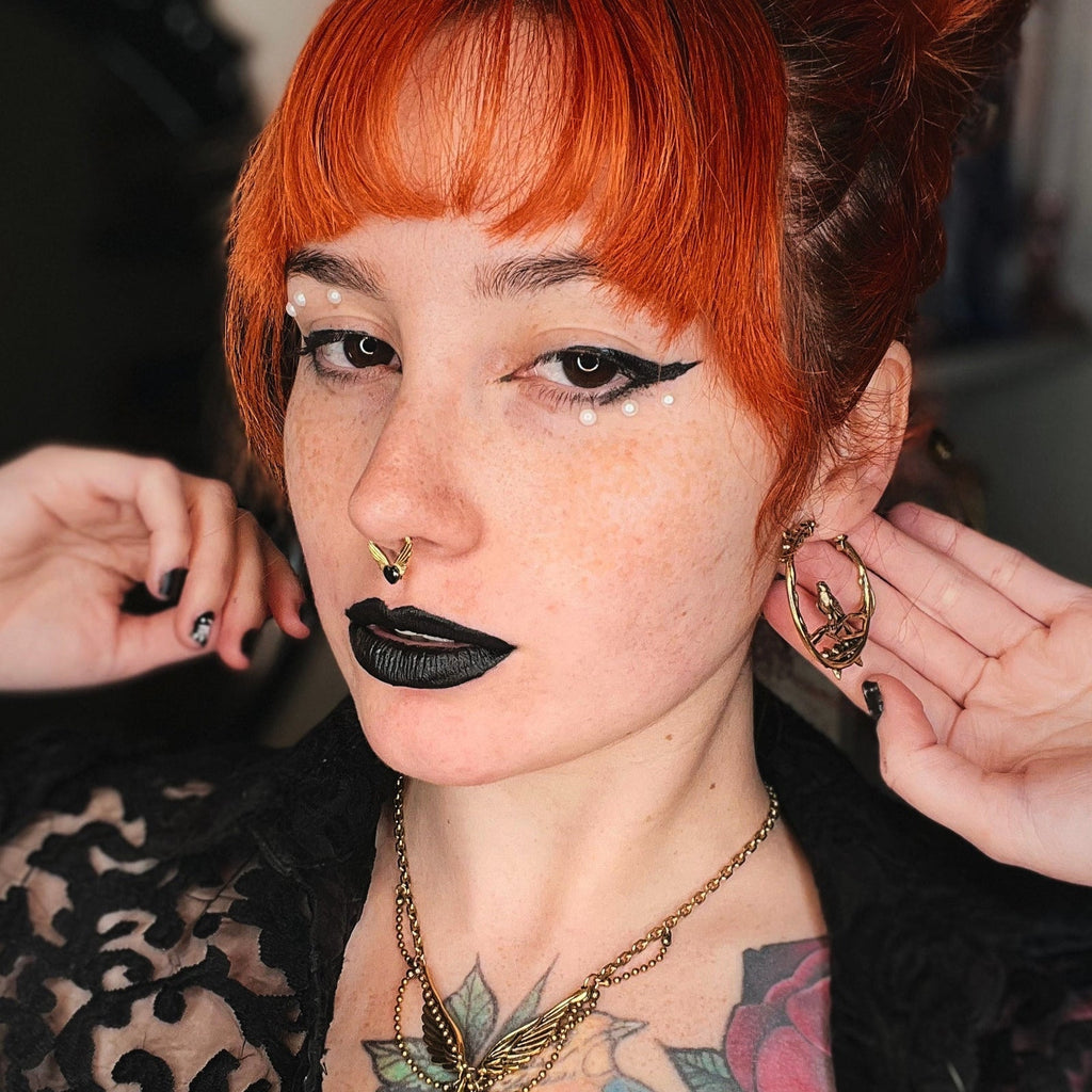 ROSEBIRD HOOP EARRINGS