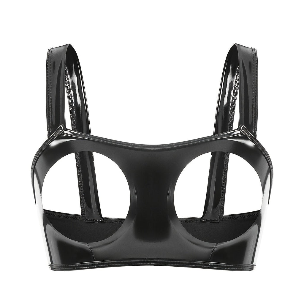 Glossy Latex Bra - Creepy Goth