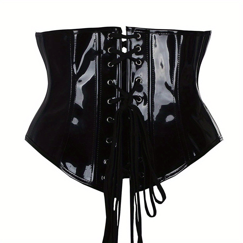High-Cut Corset with Zipper