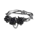 Wild Black Rose Bracelet - front studio view (1 of 4)