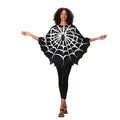 Women's Spider Web Cape Black - front studio view (1 of 4)