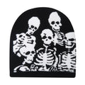Unisex Skull Beanie - front studio view (1 of 4)