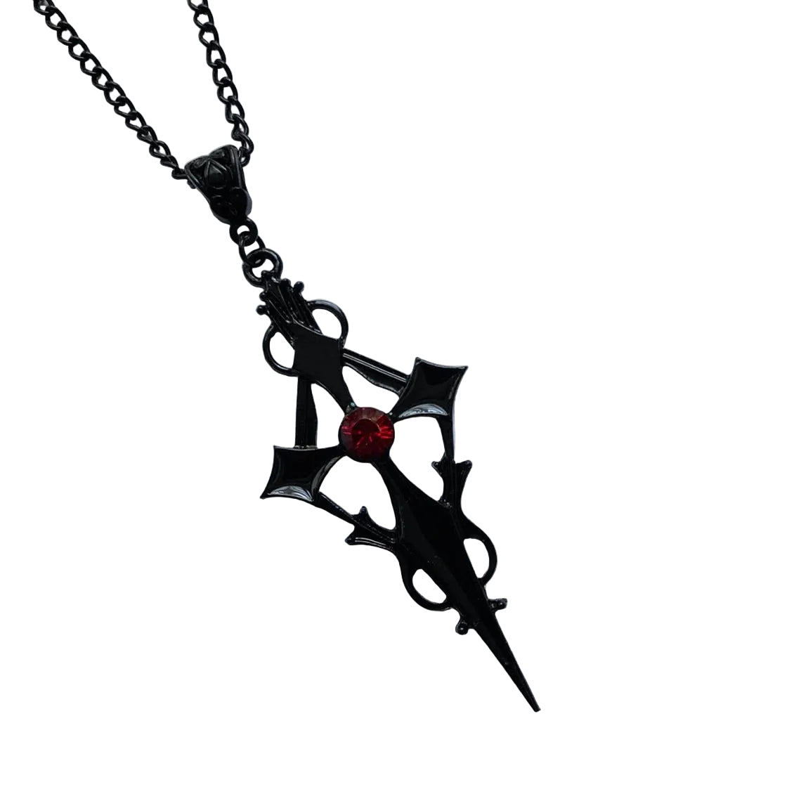 Vampire Cross Necklace