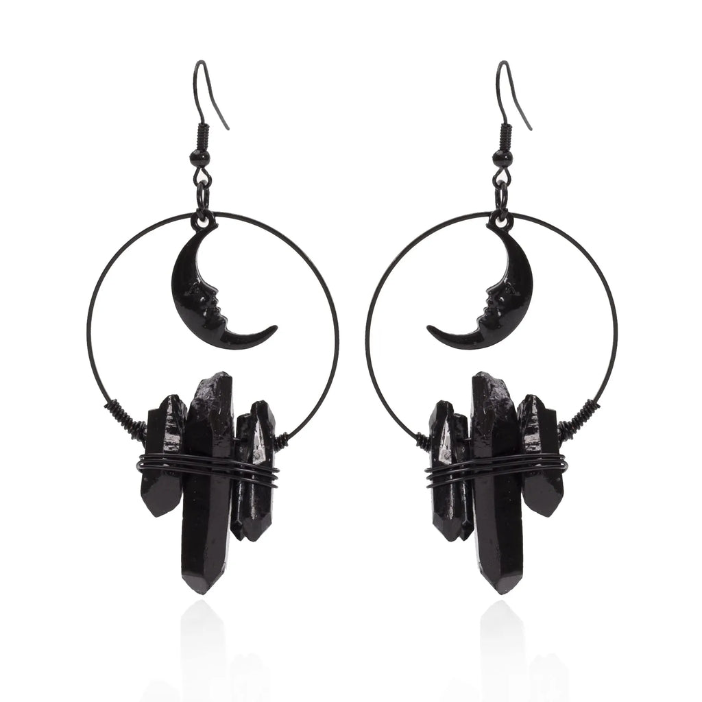 Gothic Boho Earrings - front studio view (1 of 2)