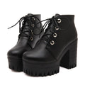 Gothic High Heel Shoes - front studio view (1 of 5)