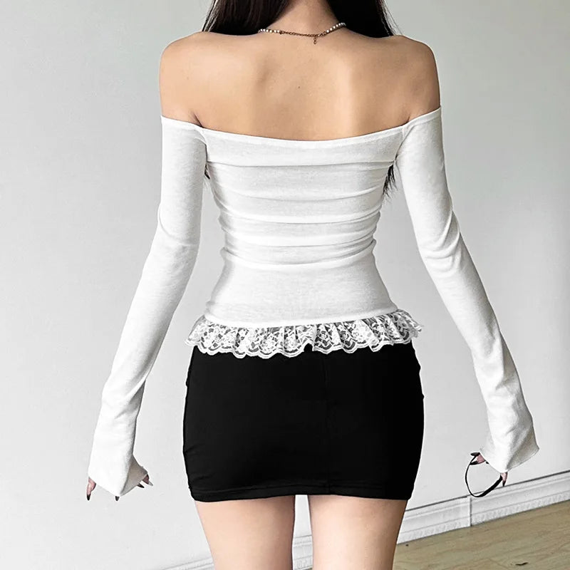 White Blouse Top
