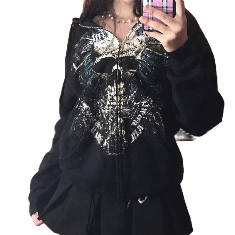 Oversize Skull Hoodie - alternate lifestyle view (2 of 7)