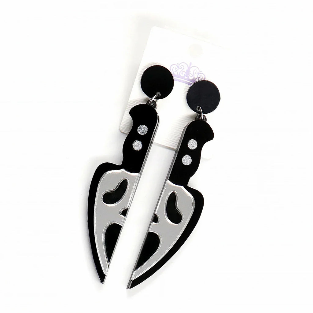 Unisex Knife Earrings - front studio view (1 of 2)