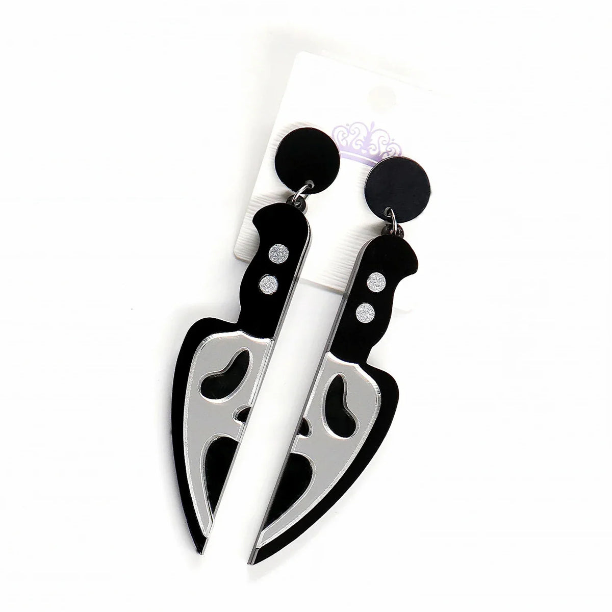 Unisex Knife Earrings - front studio view (1 of 2)