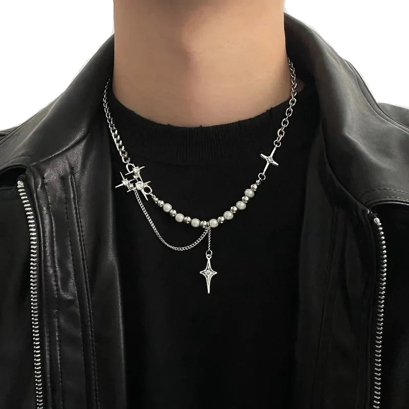 Unisex Necklace - primary photo, shown with a person