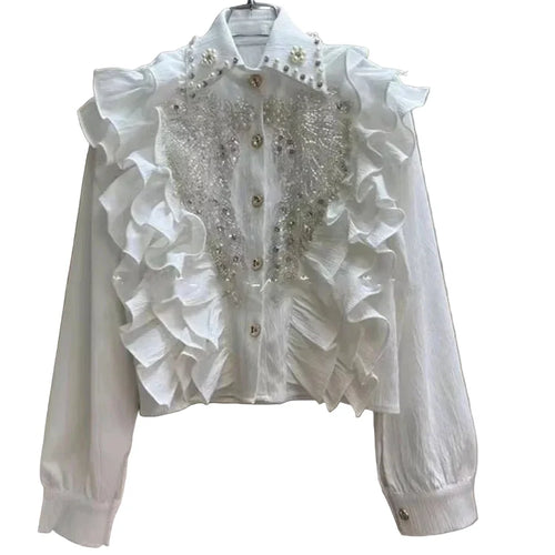 Women's Embroidery Blouse - alternate lifestyle view (2 of 2)