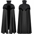 Men's Gothic Cloak Black - front studio view (1 of 2)