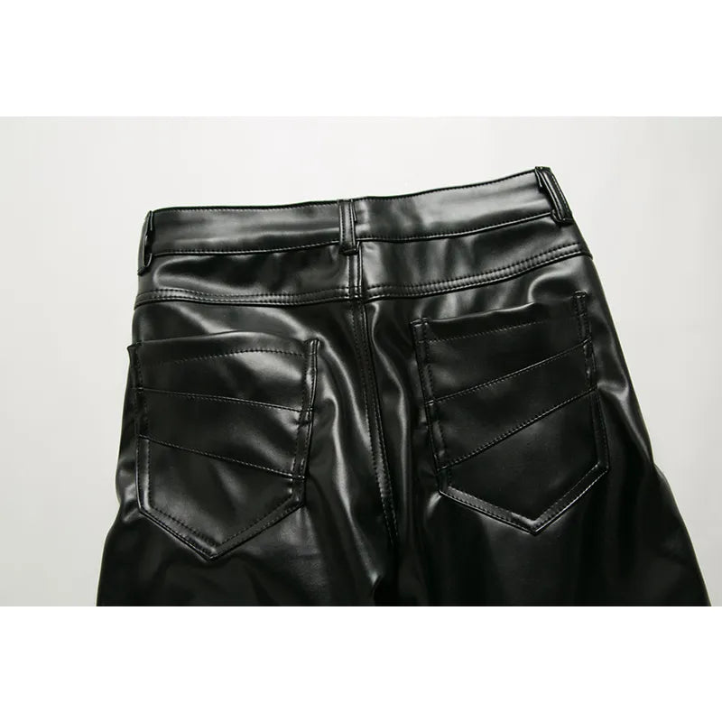 Black Multi-Zip Slim Pants