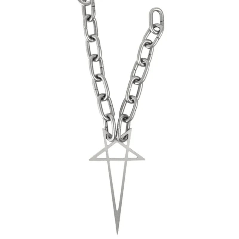 Gothic Chain Necklace - front studio view (1 of 3)