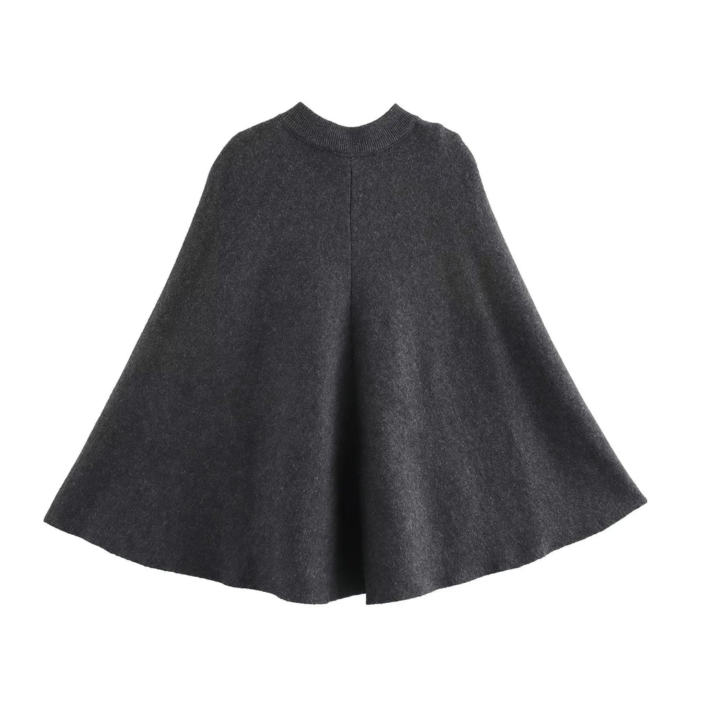 Loose Gray Cape