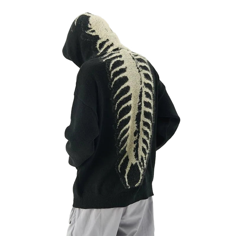 Knitted Centipede Hoodie - alternate studio view (2 of 3)