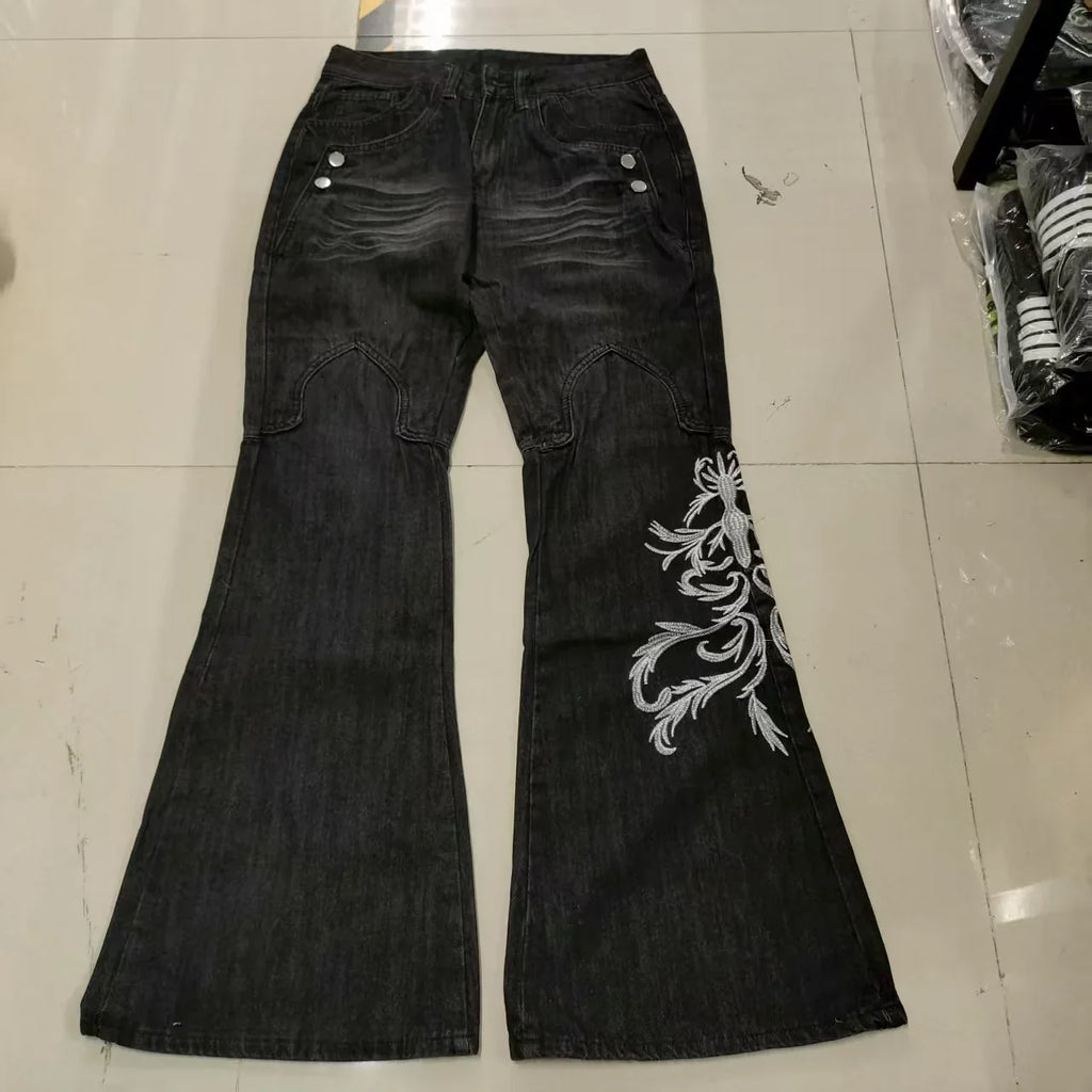 Patchwork Rebellion Flare Jeans