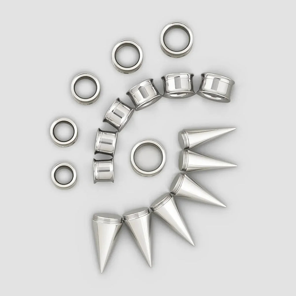 STELLAR STAINLESS STEEL EAR STRETCHING KIT
