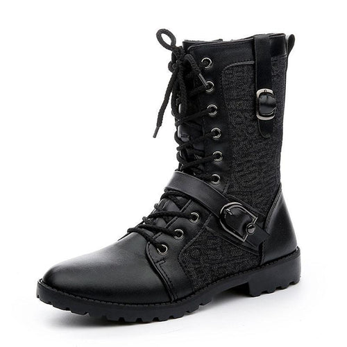 Black Combat Boots