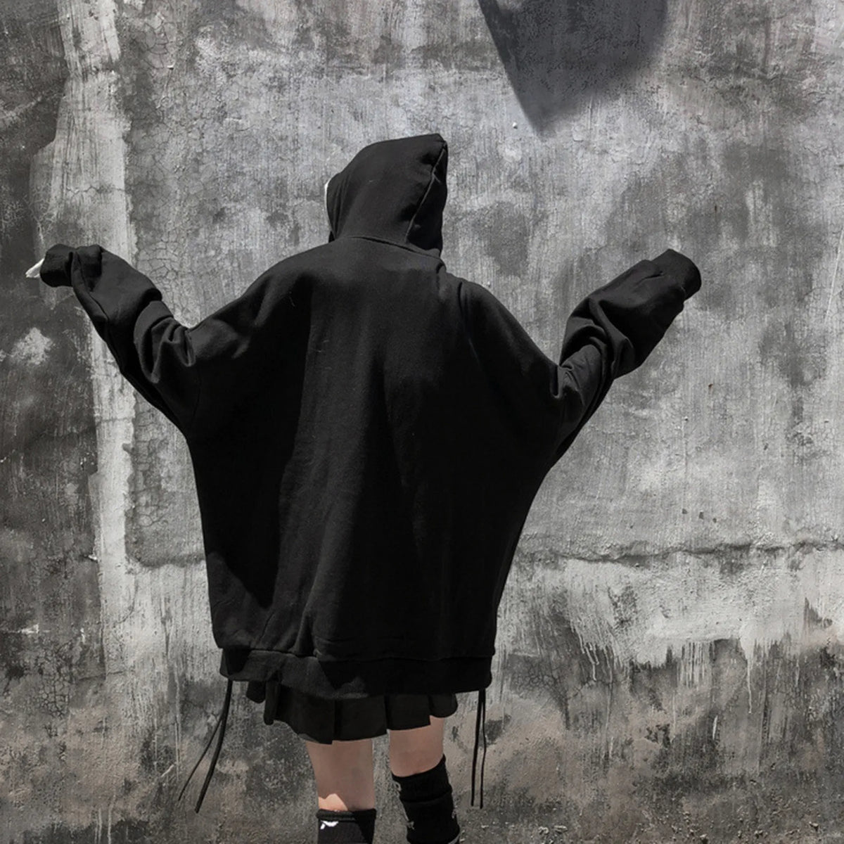 Unisex Gothic Sweatshirt Black Shirt
