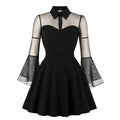 Gothic See-Through Dress - front studio view (1 of 5)