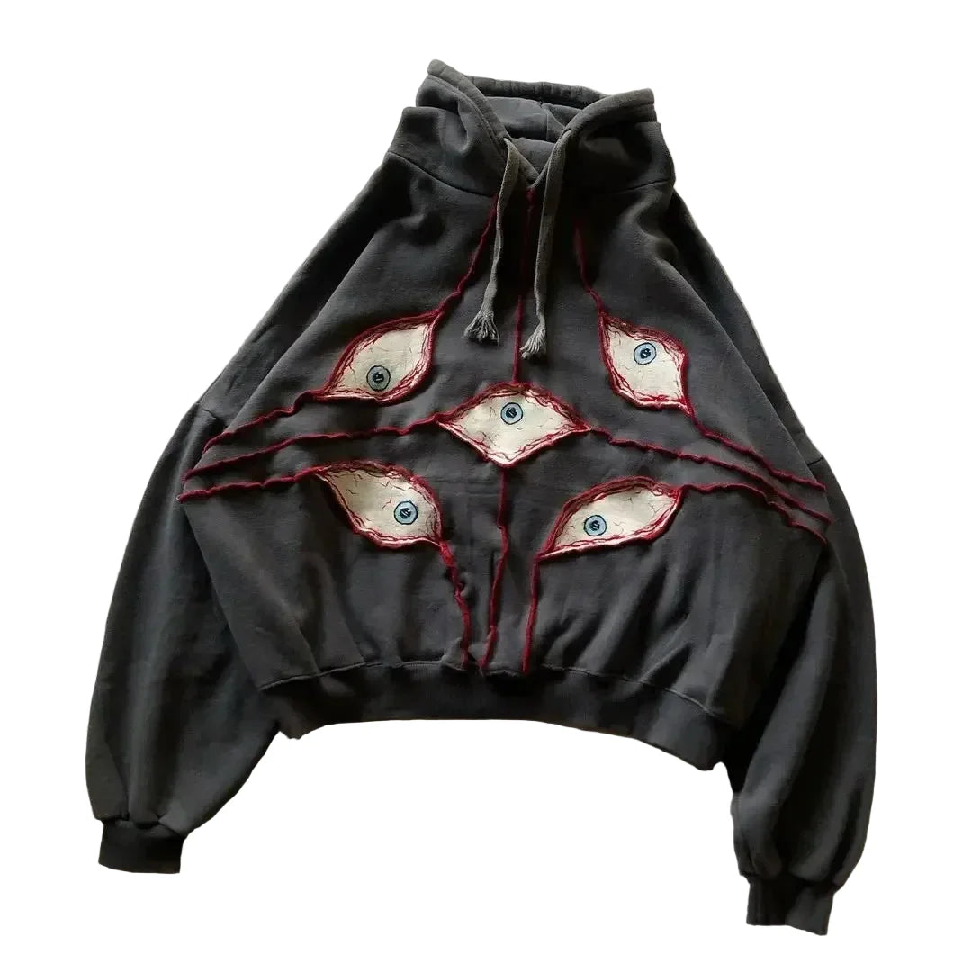 Gothic Eye Hoodie - primary photo, shown with a person