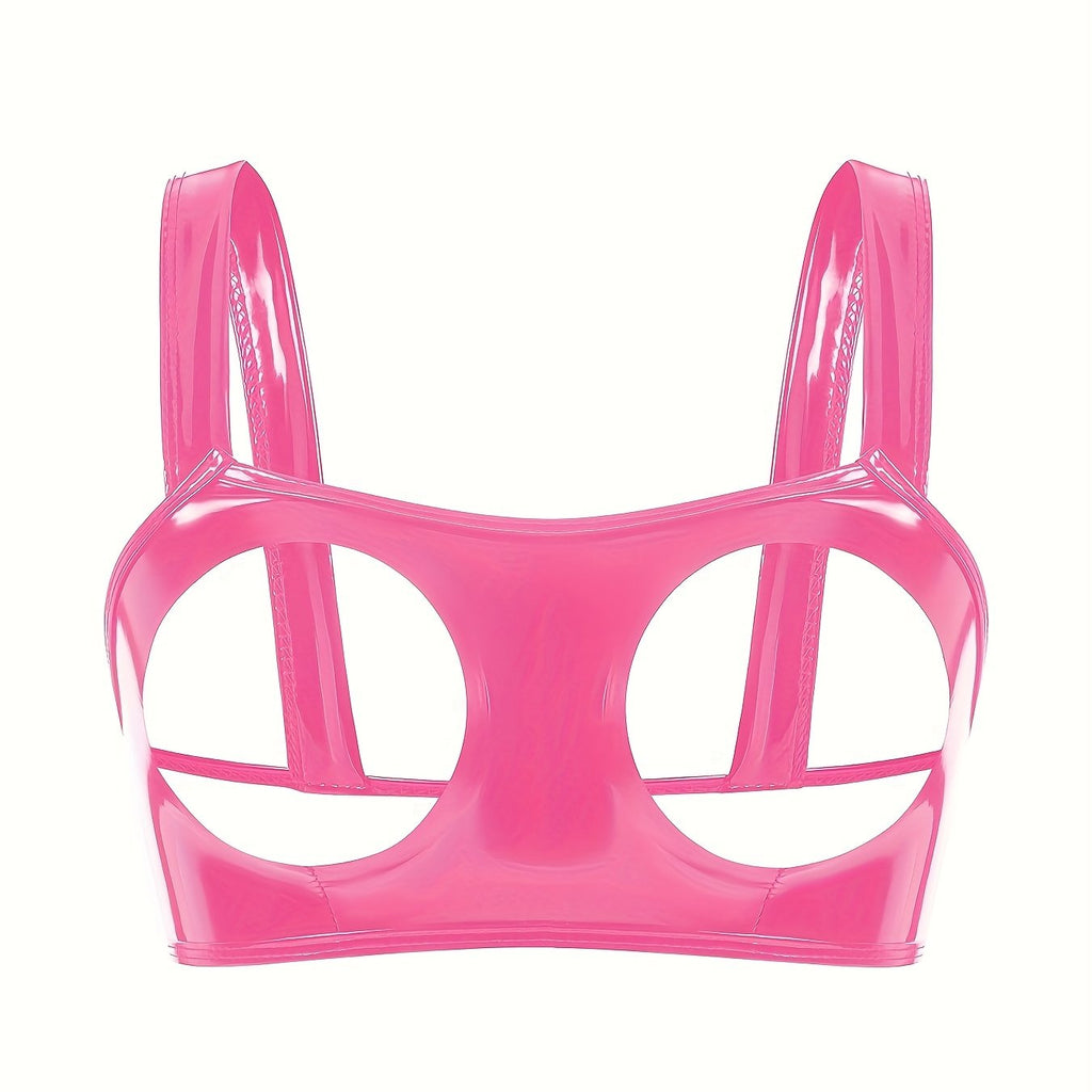 Glossy Latex Bra - Creepy Goth