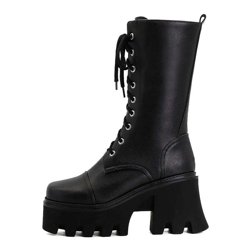 Aphelios Lace-Up Boots