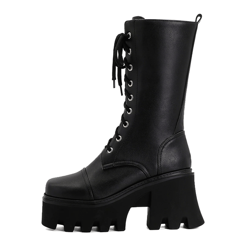 Aphelios Lace-Up Boots
