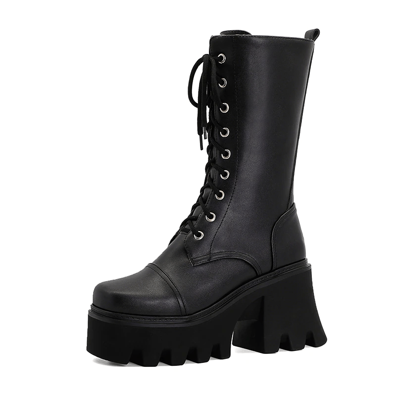 Aphelios Lace-Up Boots
