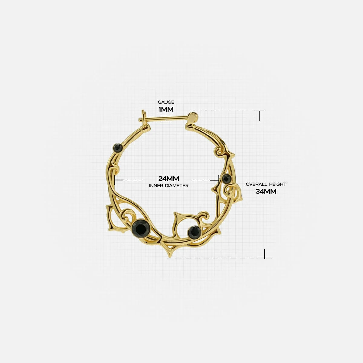 ARCANE VINE EARRINGS