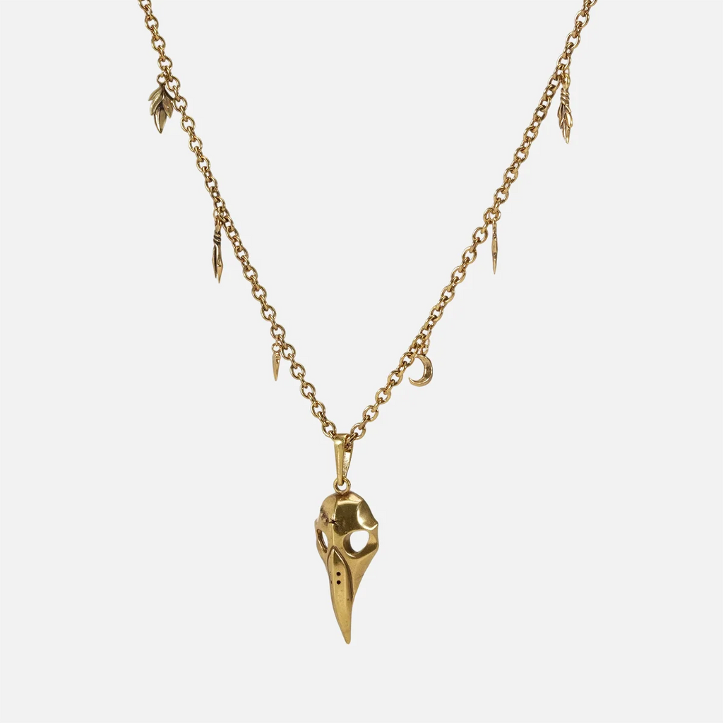 AUGUR SKULL NECKLACE (SILVER)