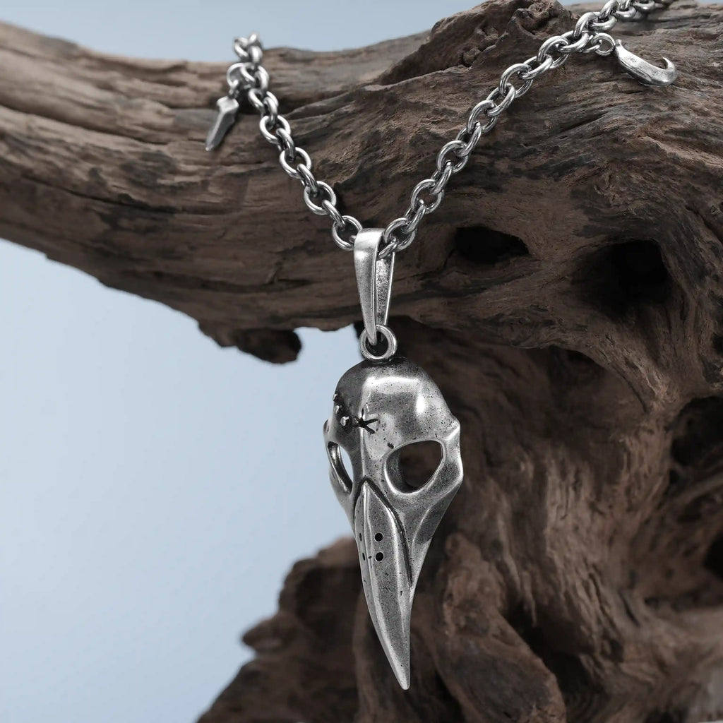 AUGUR SKULL NECKLACE (GOLD)
