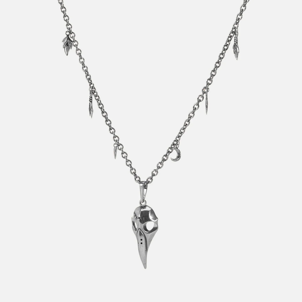 AUGUR SKULL NECKLACE (SILVER)