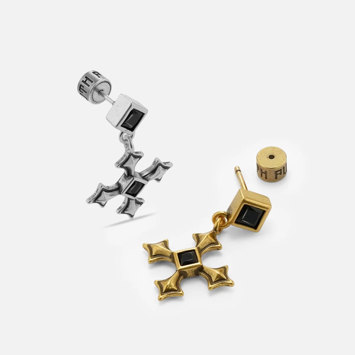 BLACK TESTAMENT EARRINGS
