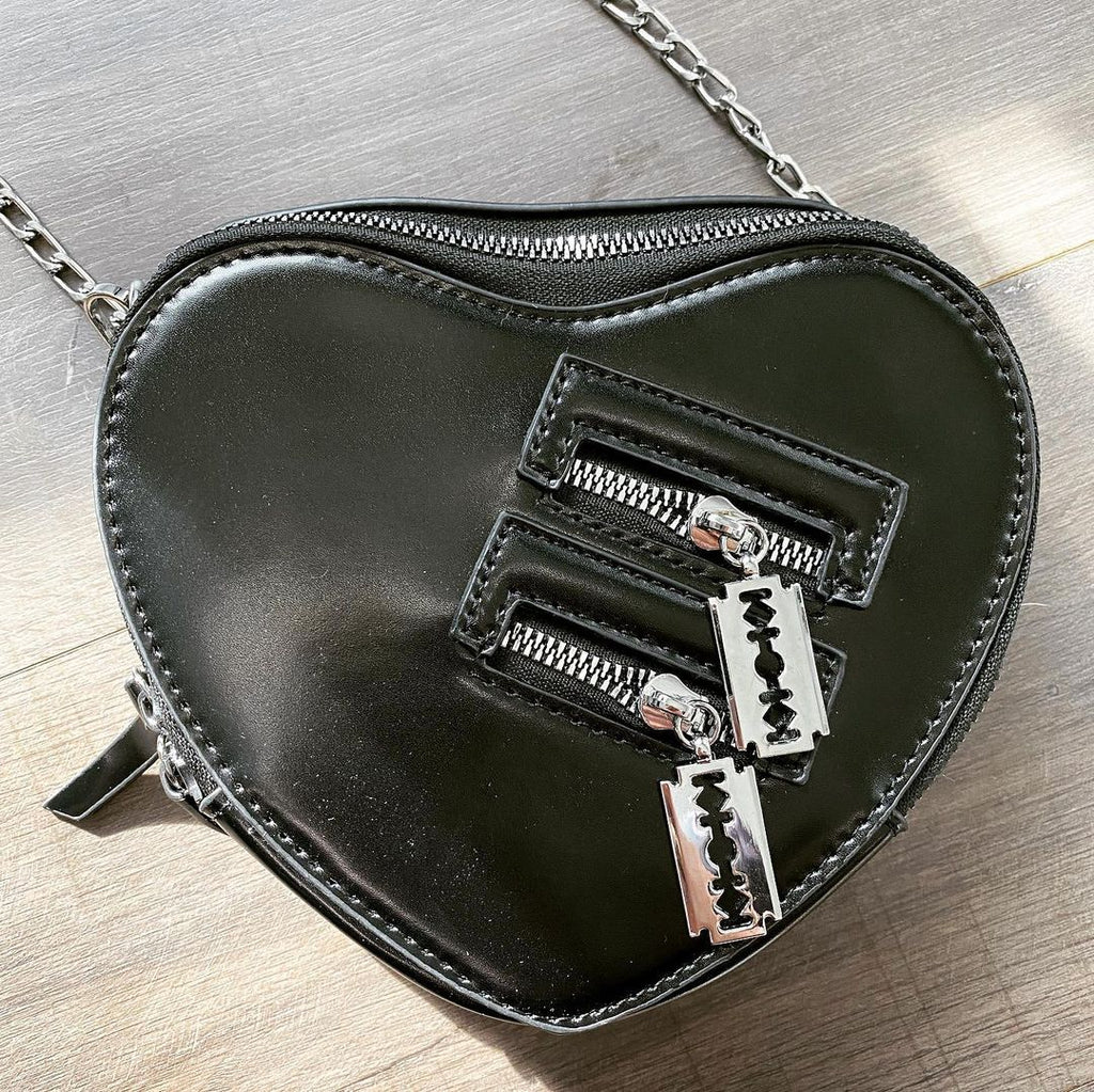 Blade Heart Hand Bag