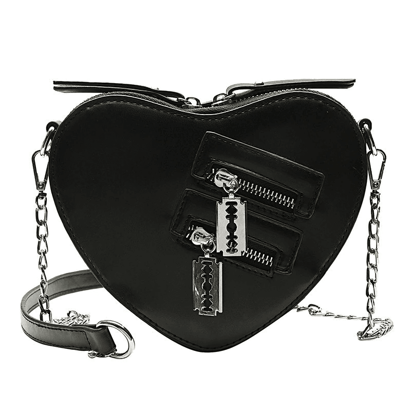 Blade Heart Hand Bag