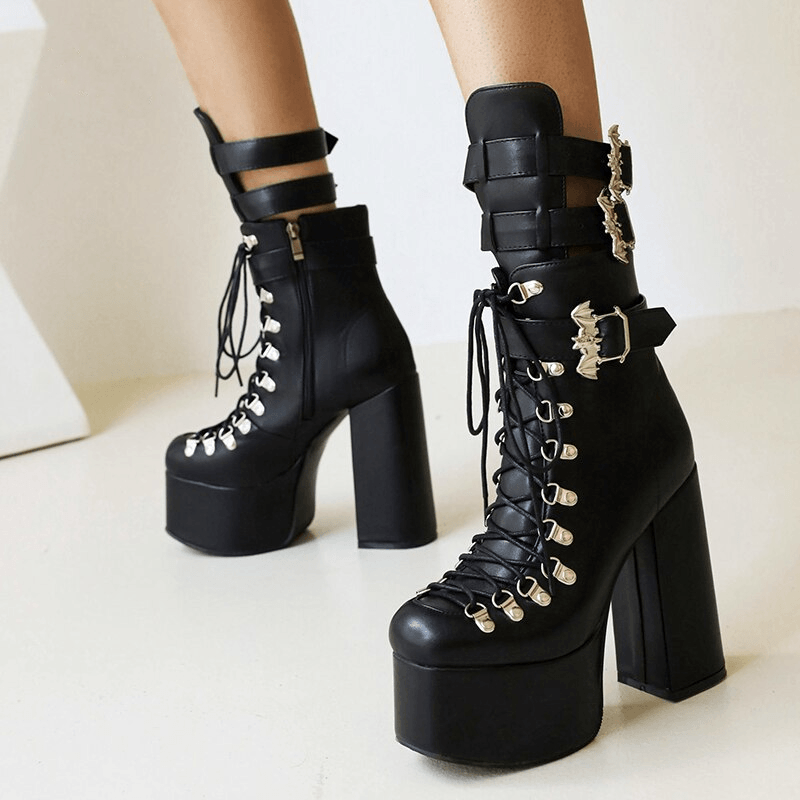 Bloody Path Platform Boots